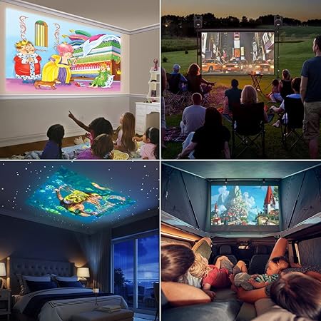 PROYECTOR PORTATIL LED - AMARILLO